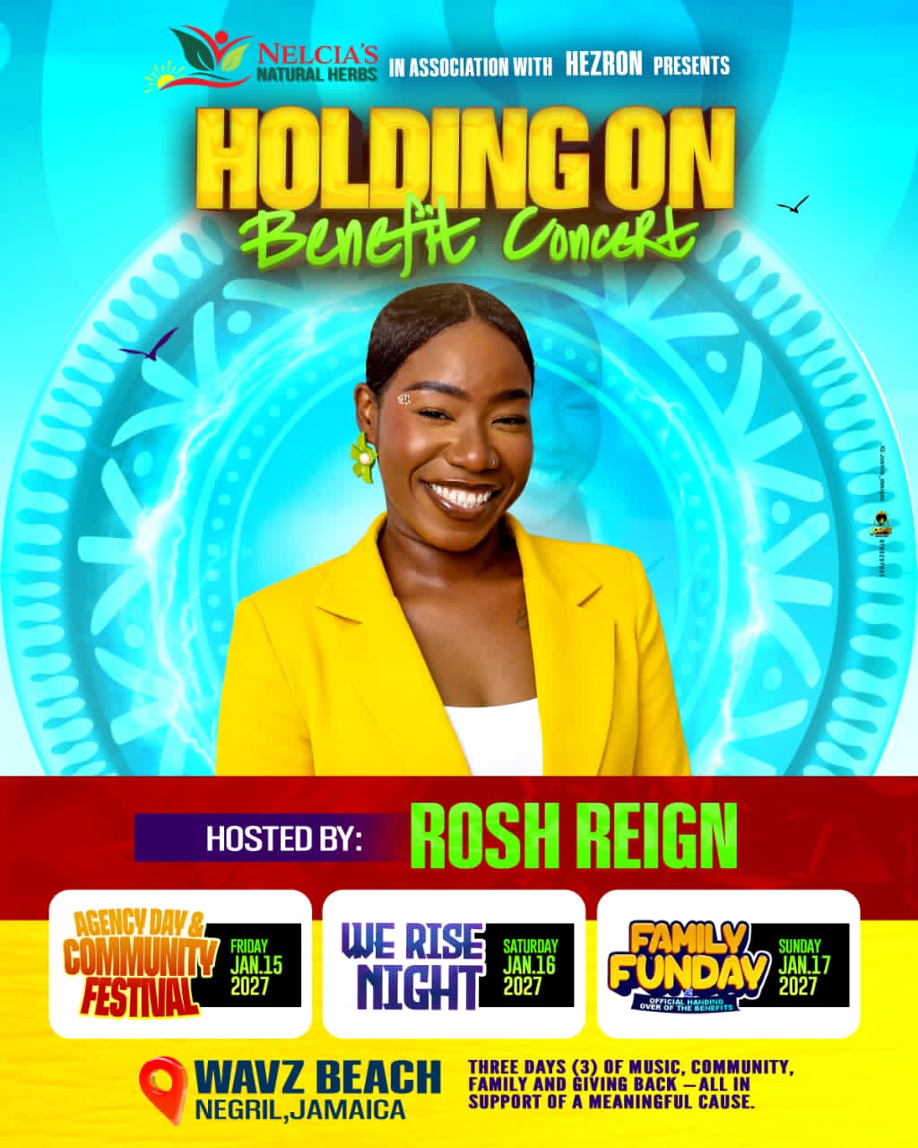 Rosh Reign — Holding On Benefit Concert