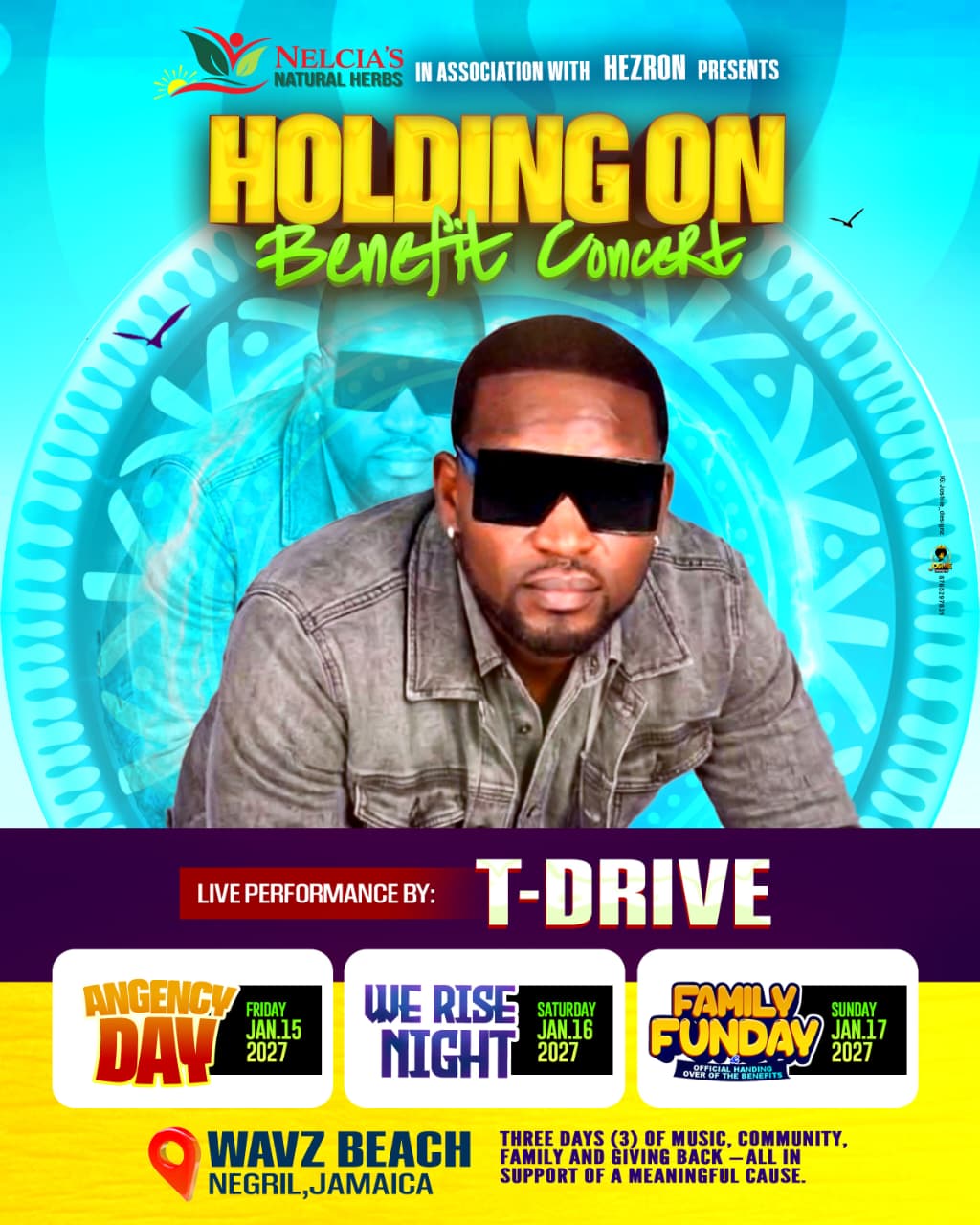 T Drive — Holding On Benefit Concert