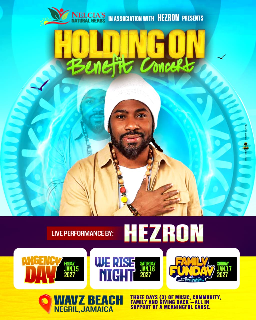 Hezron — Holding On Benefit Concert