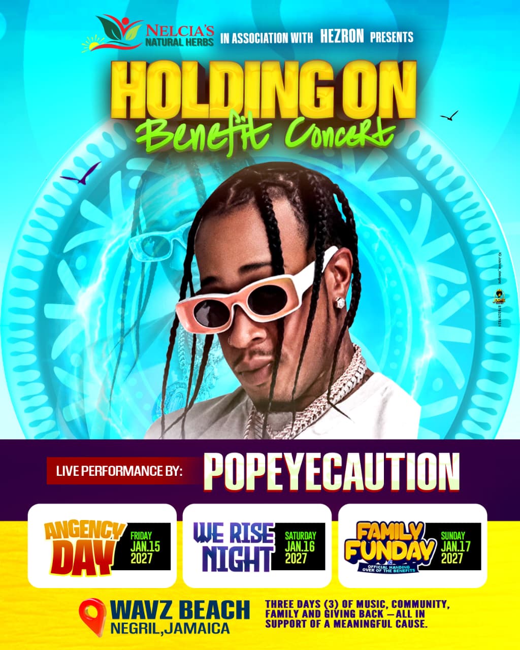 Popeye Caution — Holding On Benefit Concert