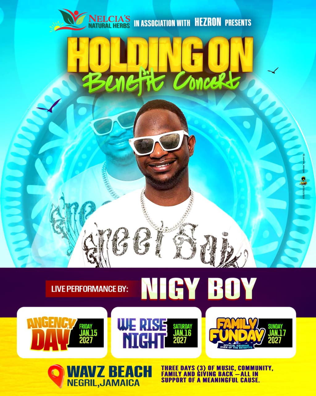 Nigy Boy — Holding On Benefit Concert