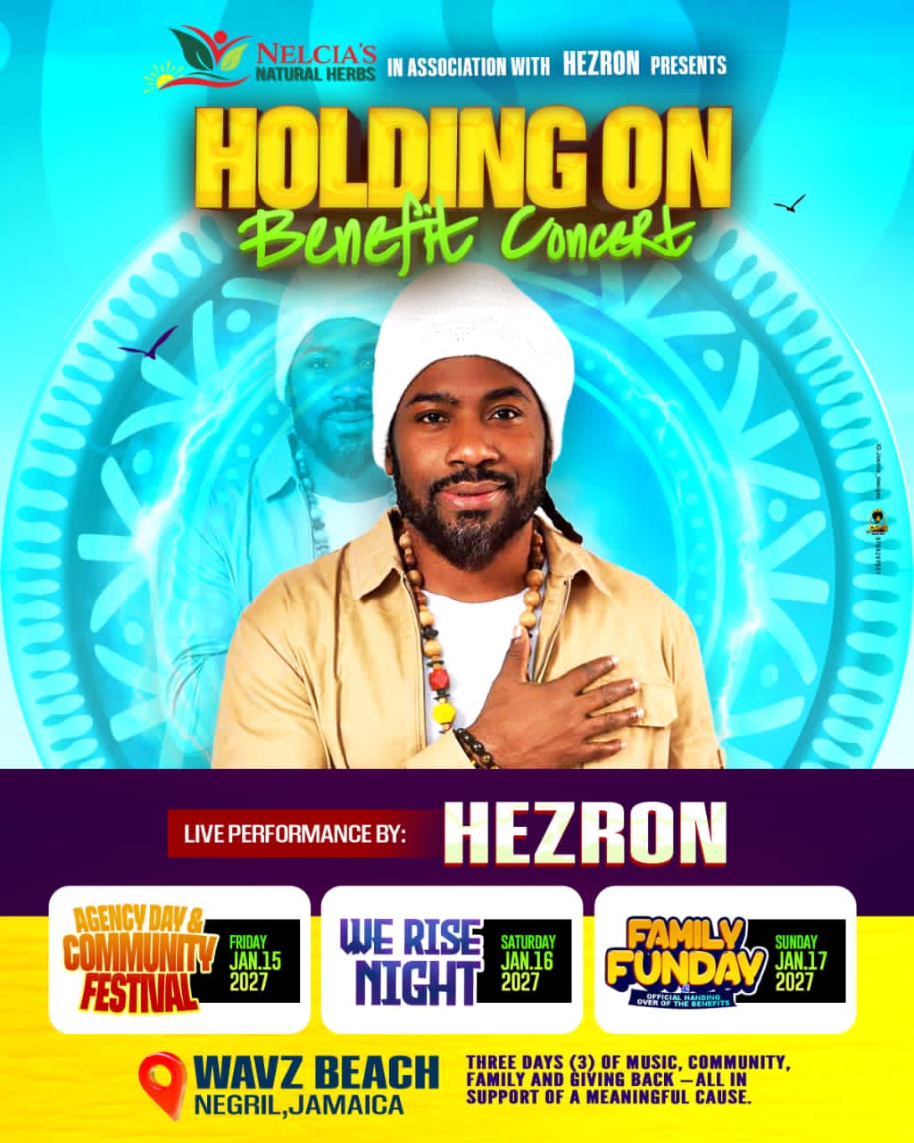 Hezron — Holding On Benefit Concert