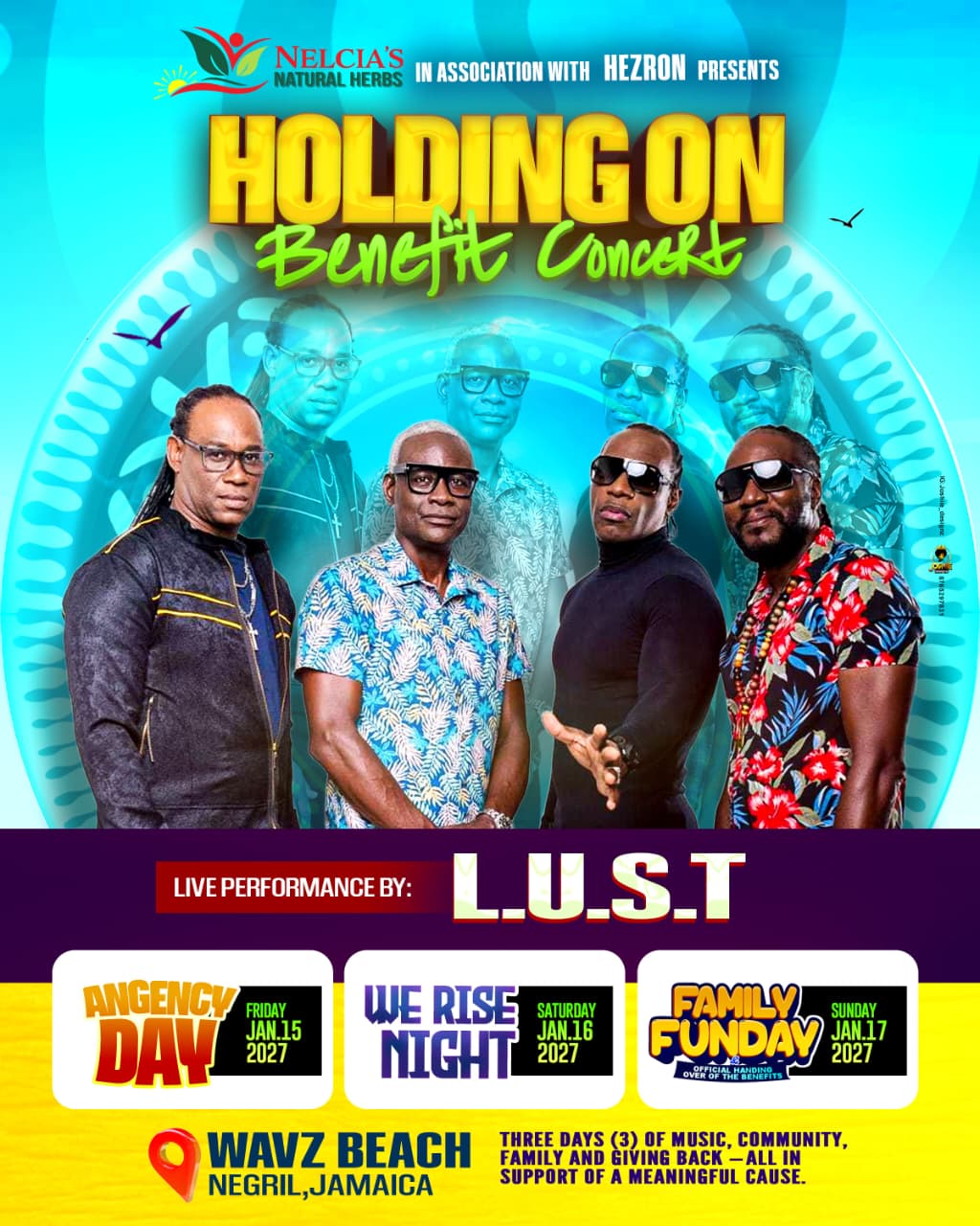 L.U.S.T — Holding On Benefit Concert