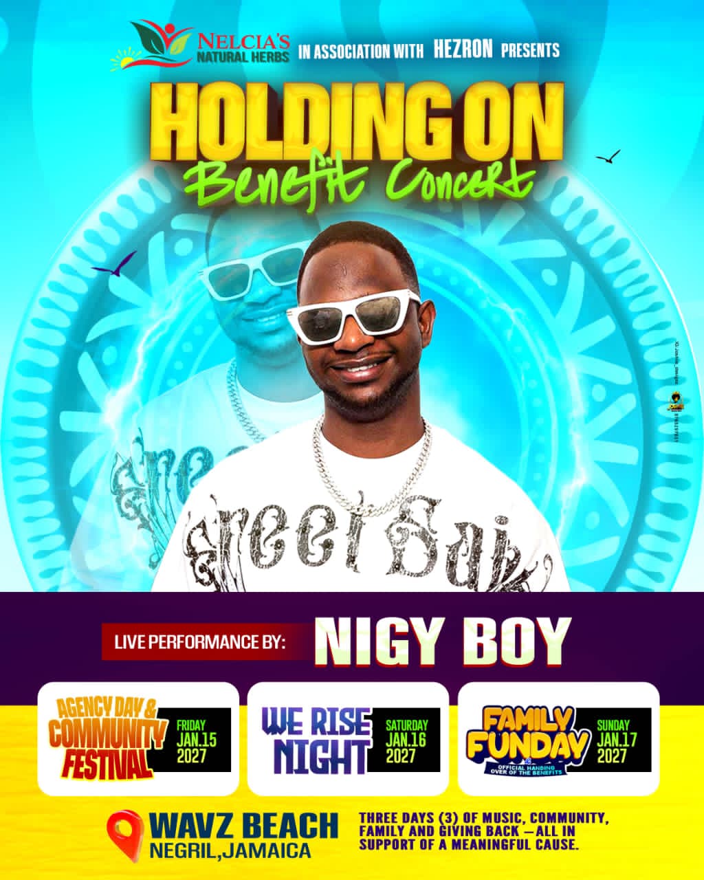 Nigy Boy — Holding On Benefit Concert